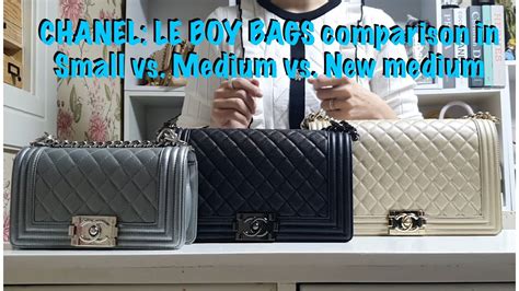 chanel boy large vs new medium|chanel boys bag review.